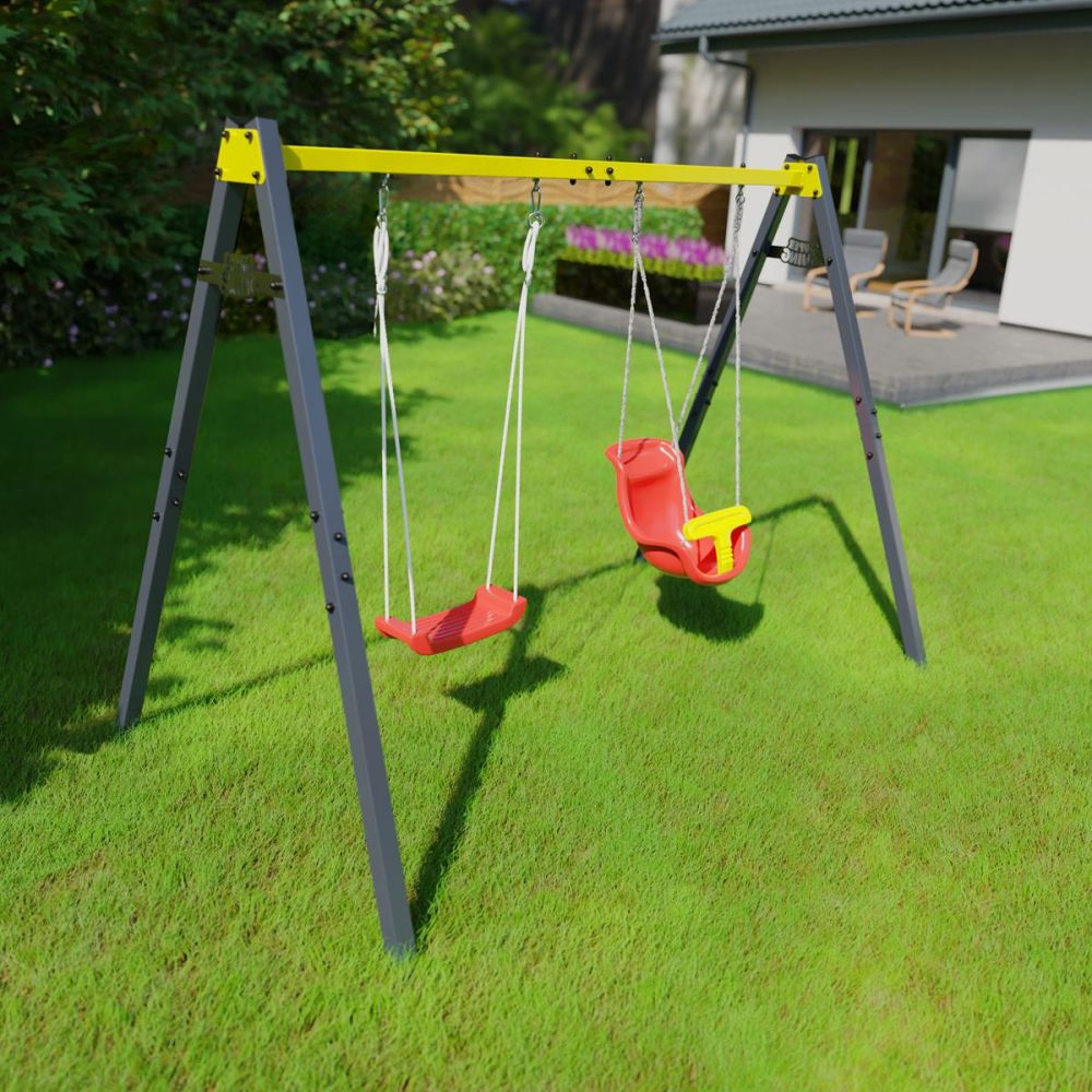 Kinderschaukel Garten Mit Nestschaukel Und Schaukel