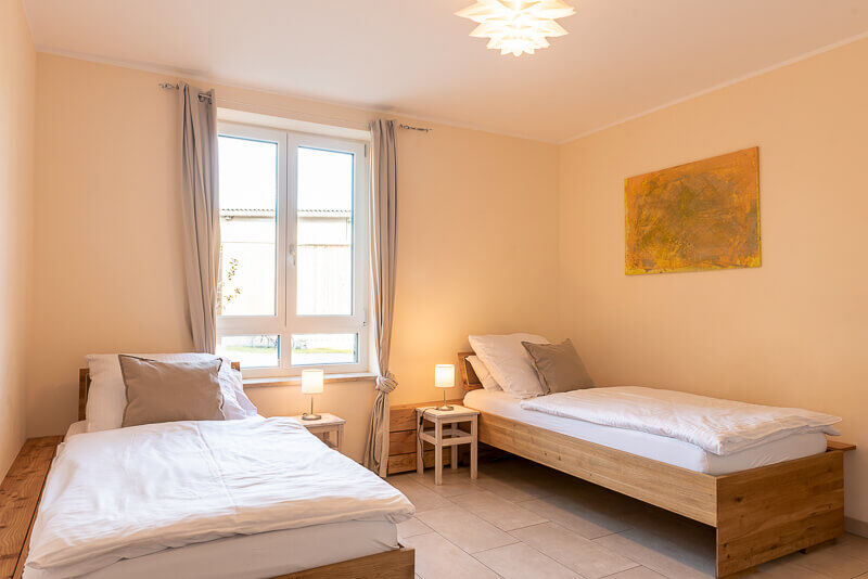 Ferienwohnung Eiche Schlafzimmer