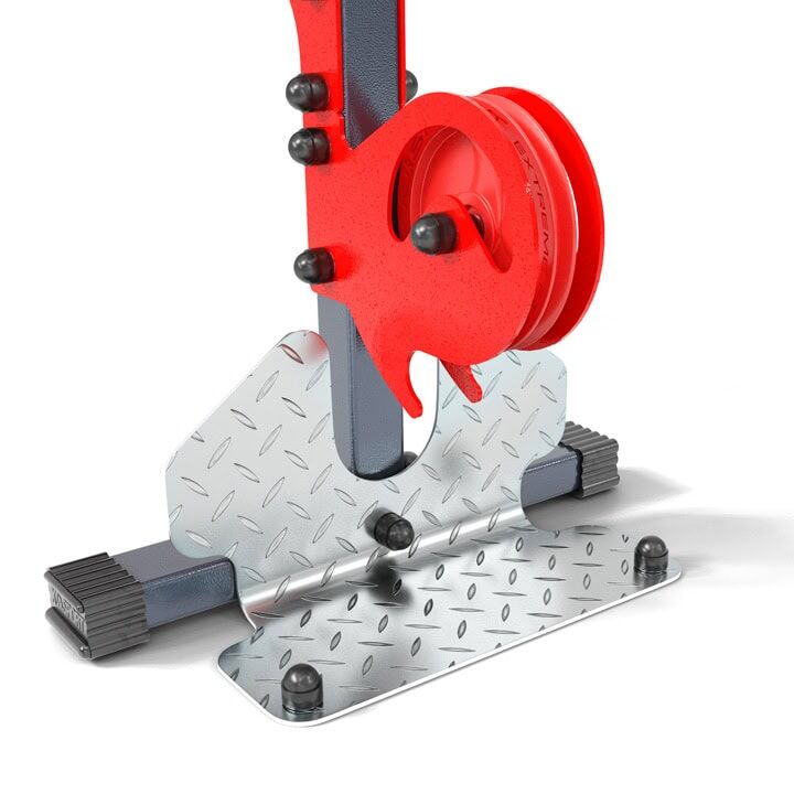 Wall mounted store cable pull tower